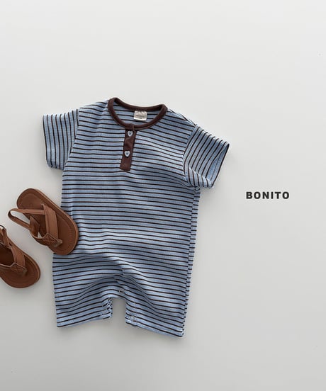 即納 bonito Baby Summer waffle ST single suit