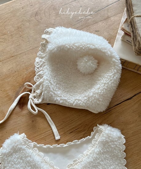 即納hibye snow flower bonnet