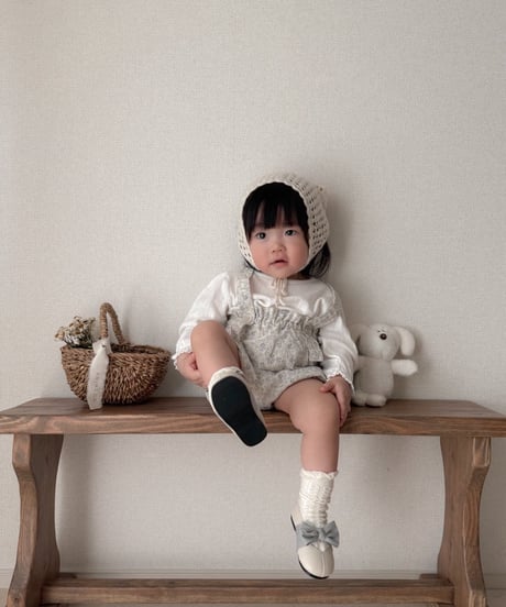 即納 mimi market Moss Balloon Overalls