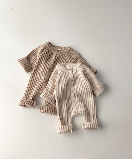 即納lala lib knit rompers