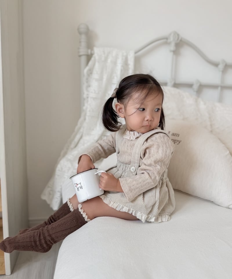 即納mimi market Frill Jagard Tee | alli.