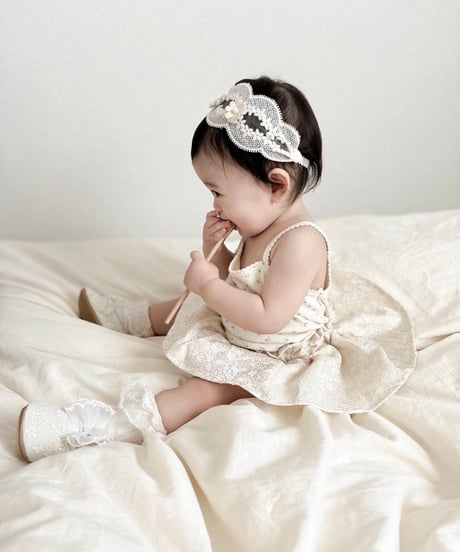 即納baby  lace  shoes