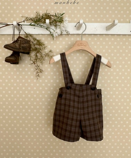 即納monbebe Roy suspender pants