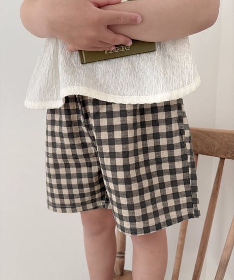 即納 nunubiel check pants