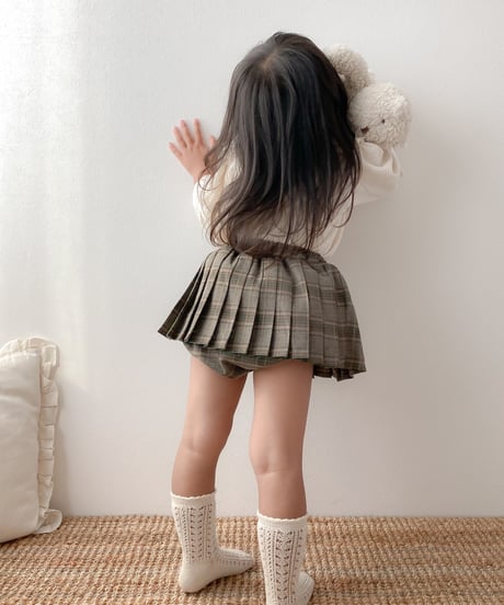 即納 pleats skirt bloomers