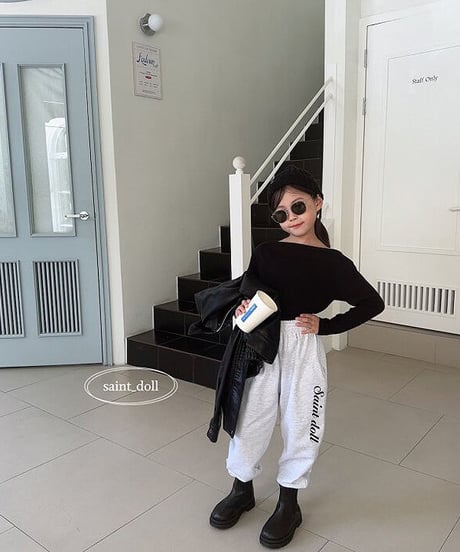 即納Boat neck tops
