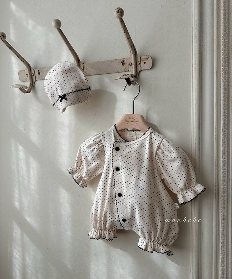 即納monbebe Dot glory suit (bonet set) | alli.