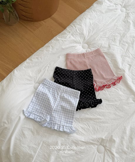 予約ninibello Mimi Frill Leggings (3/4 Length)
