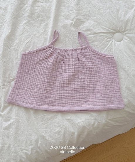 予約ninibello Momo Sleeveless Top