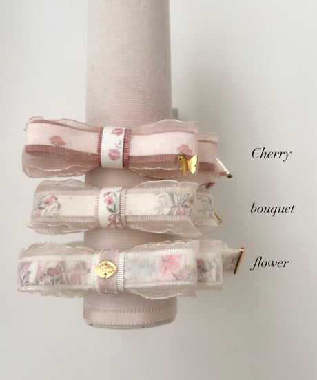 即納veil ribbon hair band