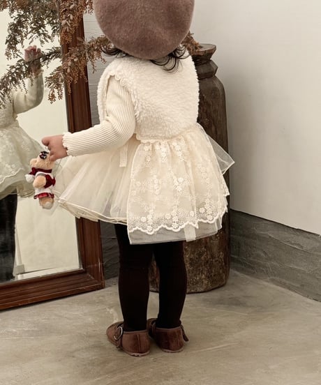 即納Mon petit  Cotton tights