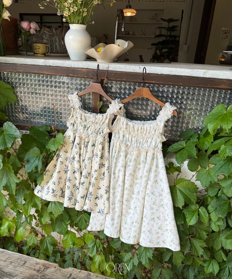 予約 OREN Rose Terry One Piece