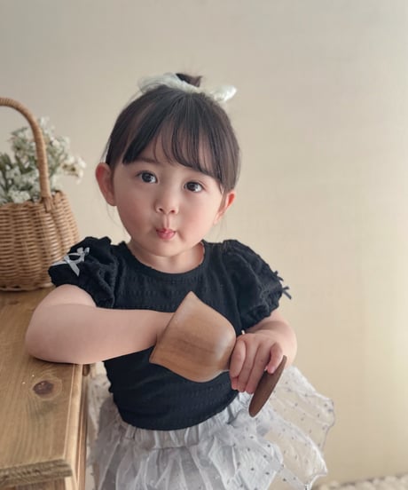即納 bebeholic Lori Ribbon Tee