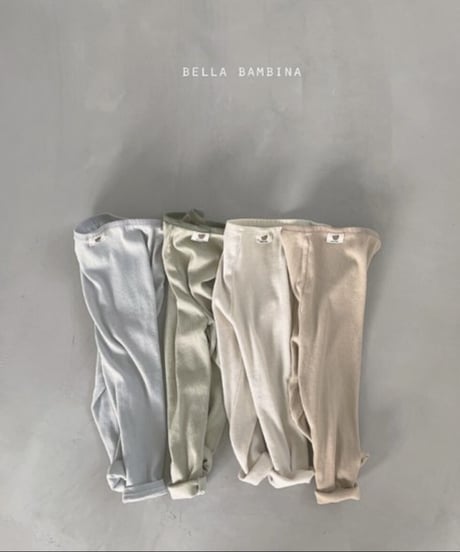 即納80-120cm bella bambina color leggings