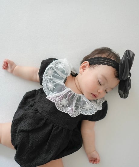 即納Emily Lace Collar Romper