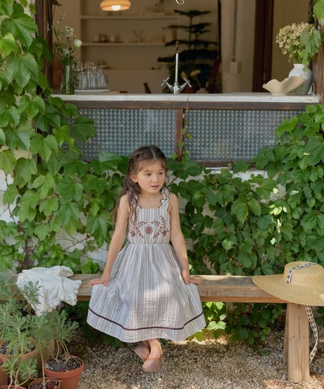 予約 OREN Casa Stripe Dress