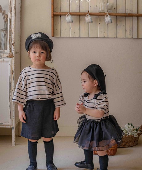 即納 OREN Claire Stripe Tulle Suit