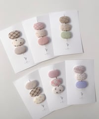 即納Natural Garden Oval Hair Clip Set