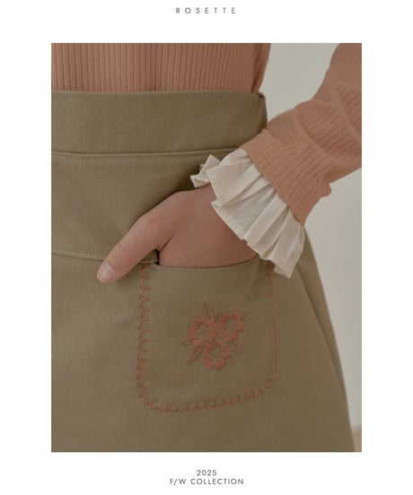 即納 rosette Bibi skirt