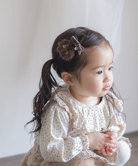 即納 petit bouquet clip set