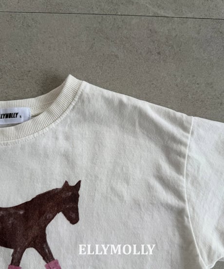 予約Elly Molly Blush pony T-shirt(ママとお揃い)