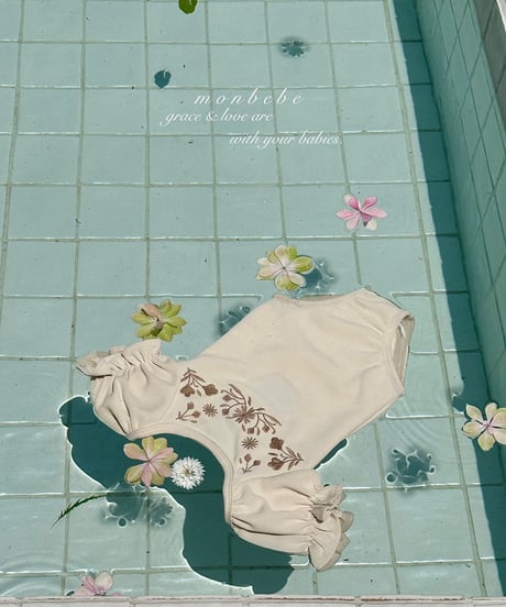 即納 monbebe Daisy swimming suit