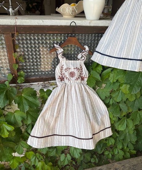 予約 OREN Casa Stripe Dress