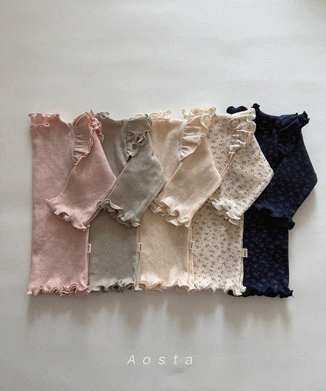 即納aosta Angel Frill Tee