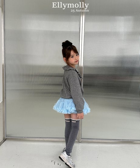 即納 EllyMolly Frilly High Socks