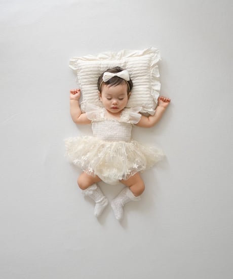 即納Blossom Fairy Tulle Romper Dress