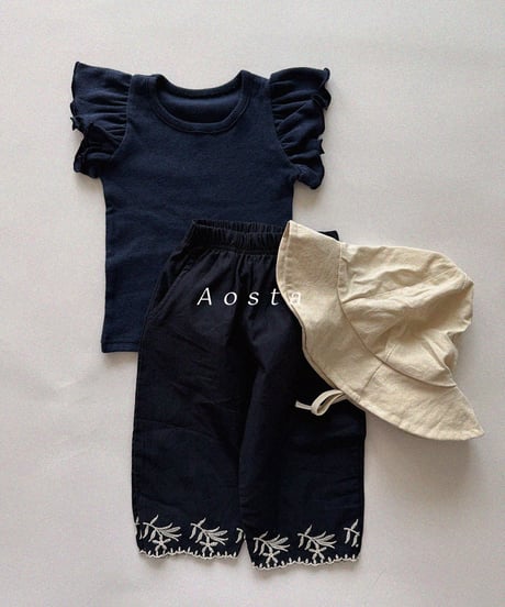一部即納 aosta Angel frill tee