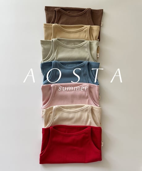 即納 aosta Everyday sleeveless tee