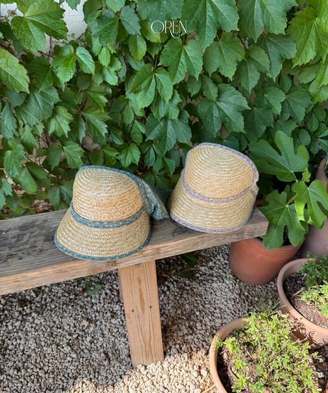 予約 OREN Soleil Scarf Straw Hat
