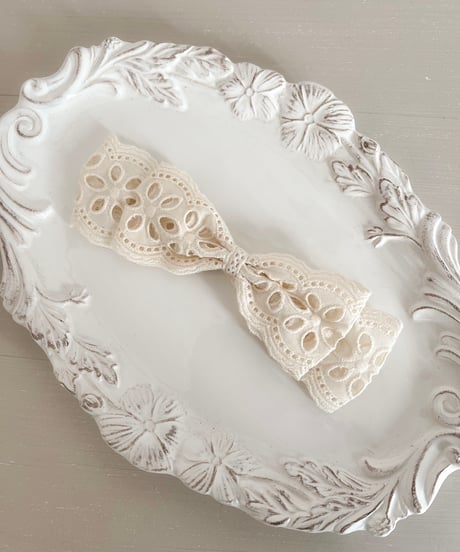即納 lace Ribbon hair band