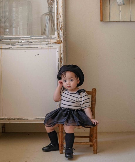 即納 OREN Claire Stripe Tulle Suit