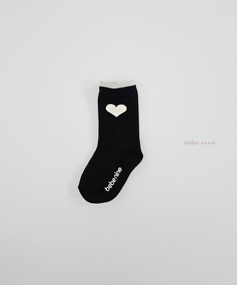 予約 bebe nine Nine Heart socks | alli.