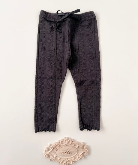 即納cable leggings