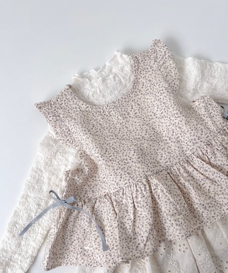 即納 Flower frill cape
