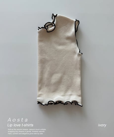 即納 aosta Lip love tee