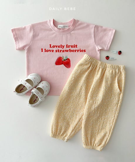 一部即納 daily bebe Like half-sleeved tee