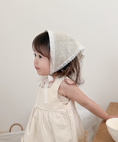 即納 monbebe Mono frill one piece (ママとお揃い)