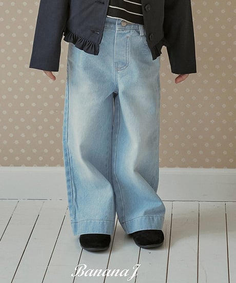 即納 banana.j Signature denim pants