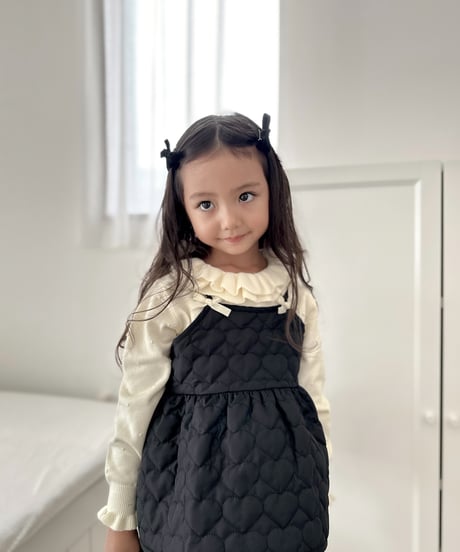 即納　ruffle snow knit