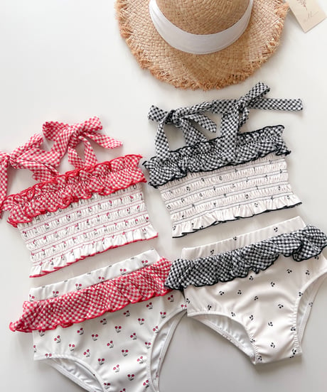 一部即納 OREN Rochelle Cherry Bikini Swimsuit