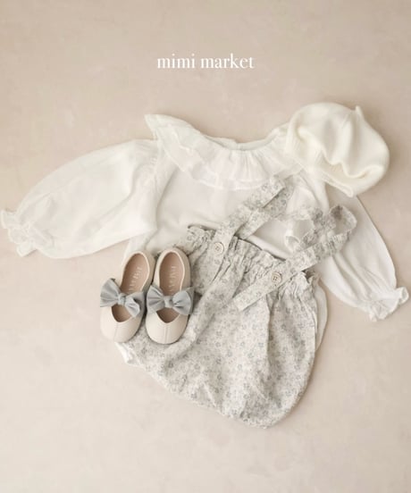 即納 mimi market Moss Balloon Overalls