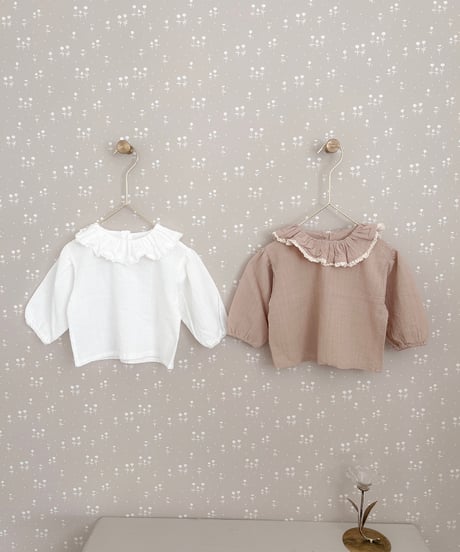 即納mimi market Ray collar blouse