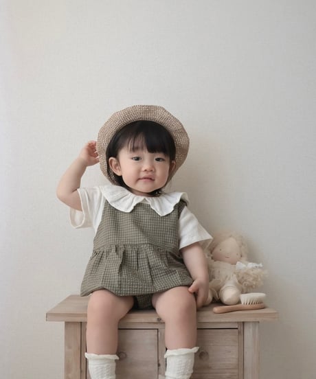 即納mimi market Ola check suit