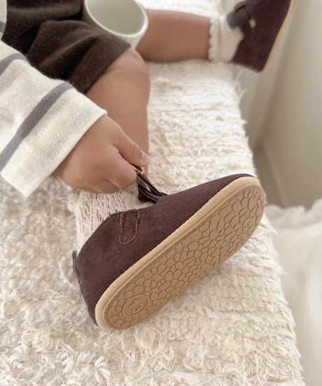 即納　baby suede shoes