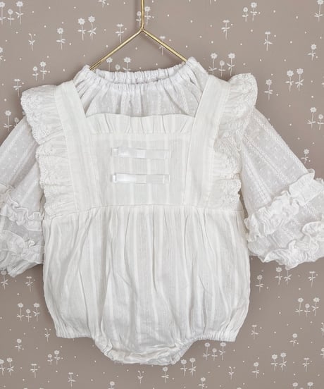 即納frill lace salopette