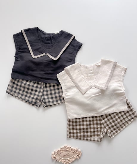 即納 nunubiel check pants
